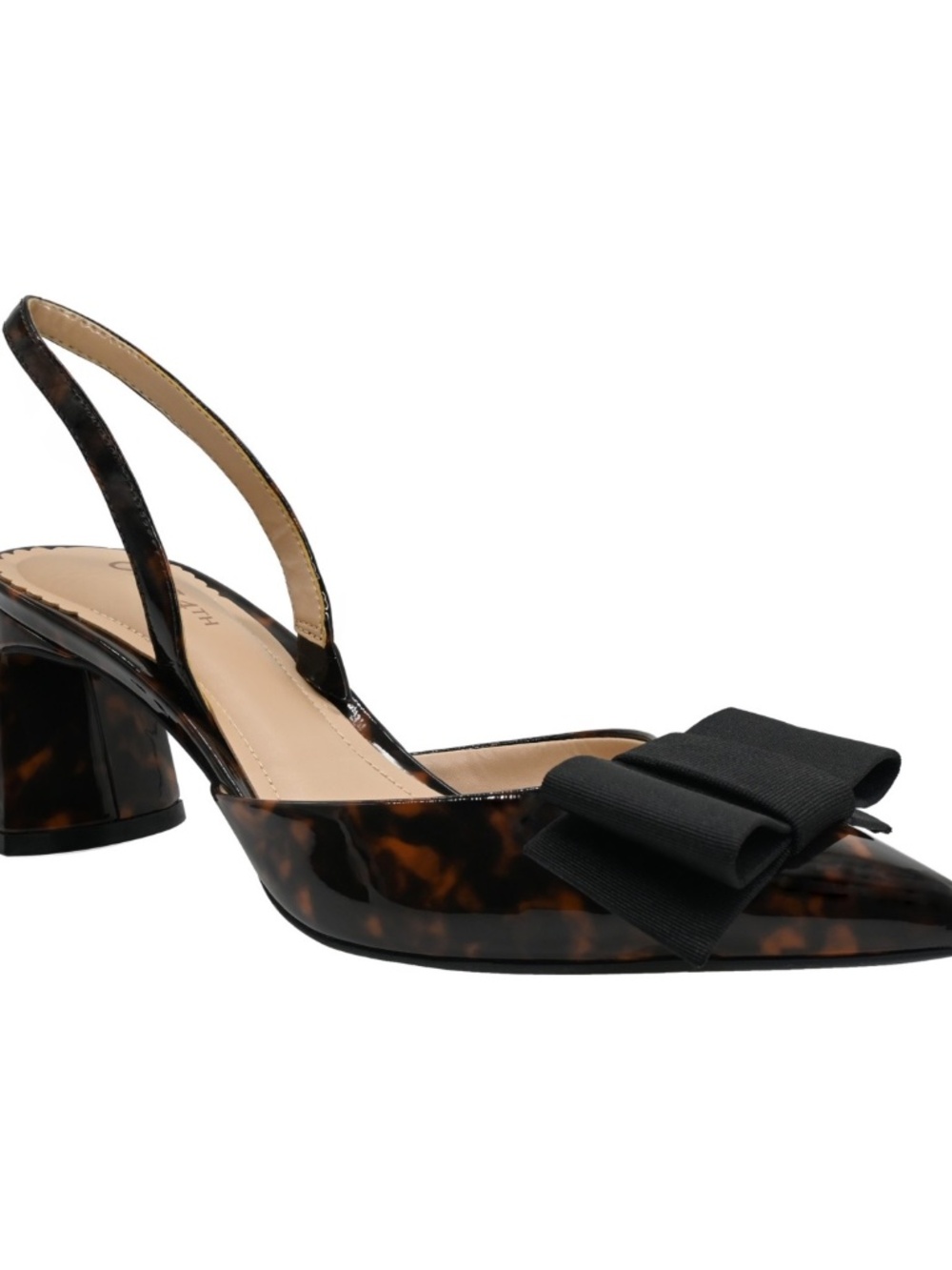 On 34th Women's Briie Halter Slingback Pumps - Tortoise